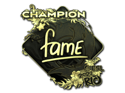 Sticker | fame (Gold, Champion) | Rio 2022 (Sticker | fame (Gold, Champion) | Rio 2022)