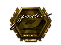 Sticker | gade (Gold) | London 2018 (Sticker | gade (Gold) | London 2018)