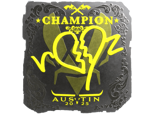 Sticker | ropz (Foil, Champion) | Austin 2025 (Sticker | ropz (Foil, Champion) | Austin 2025)