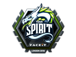 Sticker | Team Spirit (Foil) | London 2018 (Sticker | Team Spirit (Foil) | London 2018)