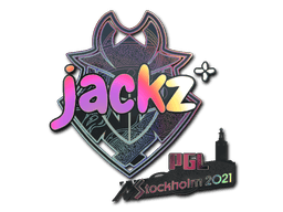 Sticker | JACKZ (Holo) | Stockholm 2021 (Sticker | JACKZ (Holo) | Stockholm 2021)