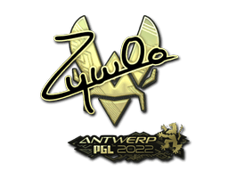 Sticker | ZywOo (Gold) | Antwerp 2022 (Sticker | ZywOo (Gold) | Antwerp 2022)