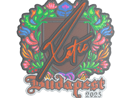 Sticker | XotiC (Embroidered) | Budapest 2025 (Sticker | XotiC (Embroidered) | Budapest 2025)