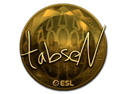 Sticker | tabseN (Gold) | Katowice 2019 (Sticker | tabseN (Gold) | Katowice 2019)