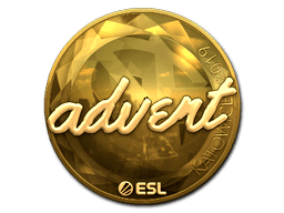 Sticker | advent (Gold) | Katowice 2019 (Sticker | advent (Gold) | Katowice 2019)