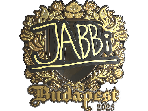 Sticker | jabbi (Gold) | Budapest 2025 (Sticker | jabbi (Gold) | Budapest 2025)