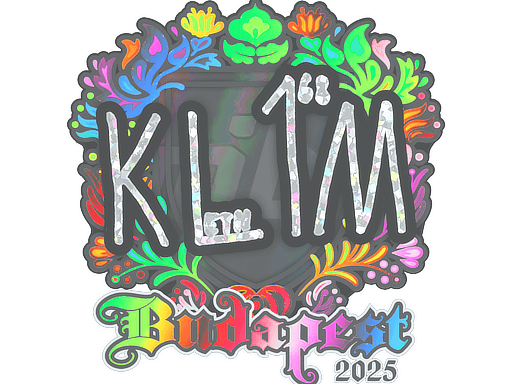 Sticker | kl1m (Holo) | Budapest 2025 (Sticker | kl1m (Holo) | Budapest 2025)