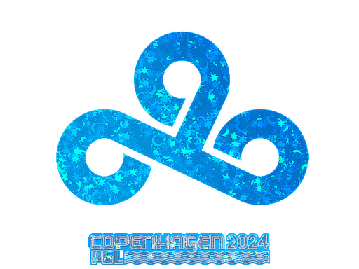 Sticker | Cloud9 (Glitter) | Copenhagen 2024 (Sticker | Cloud9 (Glitter) | Copenhagen 2024)