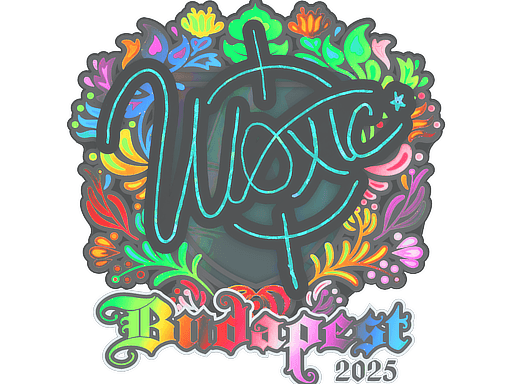 Sticker | woxic (Holo) | Budapest 2025 (Sticker | woxic (Holo) | Budapest 2025)