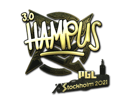 Sticker | hampus (Gold) | Stockholm 2021 (Sticker | hampus (Gold) | Stockholm 2021)