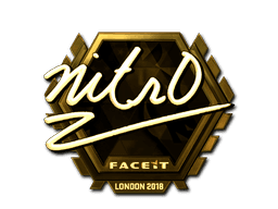 Sticker | nitr0 (Gold) | London 2018 (Sticker | nitr0 (Gold) | London 2018)