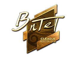 Sticker | BnTeT (Gold) | Boston 2018 (Sticker | BnTeT (Gold) | Boston 2018)
