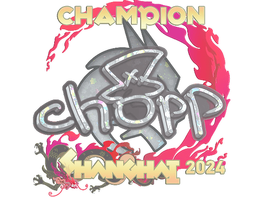 Sticker | chopper (Glitter, Champion) | Shanghai 2024 (Sticker | chopper (Glitter, Champion) | Shanghai 2024)