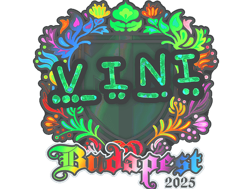 Sticker | VINI (Holo) | Budapest 2025 (Sticker | VINI (Holo) | Budapest 2025)
