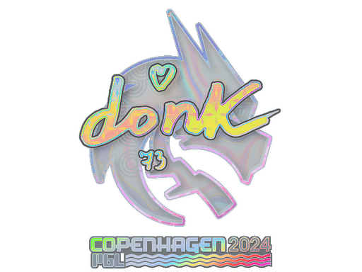 Sticker | donk (Holo) | Copenhagen 2024 (Sticker | donk (Holo) | Copenhagen 2024)