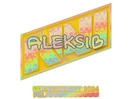 Sticker | Aleksib (Holo) | Copenhagen 2024 (Sticker | Aleksib (Holo) | Copenhagen 2024)