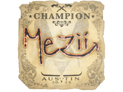 Sticker | mezii (Champion) | Austin 2025 (Sticker | mezii (Champion) | Austin 2025)