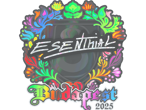Sticker | esenthial (Holo) | Budapest 2025 (Sticker | esenthial (Holo) | Budapest 2025)