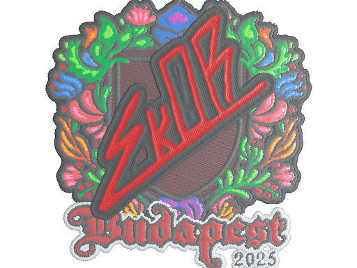 Sticker | sk0R (Embroidered) | Budapest 2025 (Sticker | sk0R (Embroidered) | Budapest 2025)