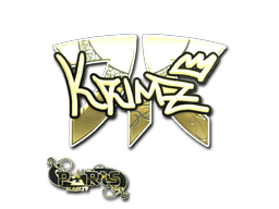 Sticker | KRIMZ (Gold) | Paris 2023 (Sticker | KRIMZ (Gold) | Paris 2023)