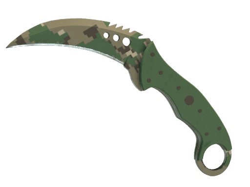 ★ Коготь | Пиксельный камуфляж «Лес» — Закалённое в боях (★ Talon Knife | Forest DDPAT BS)
