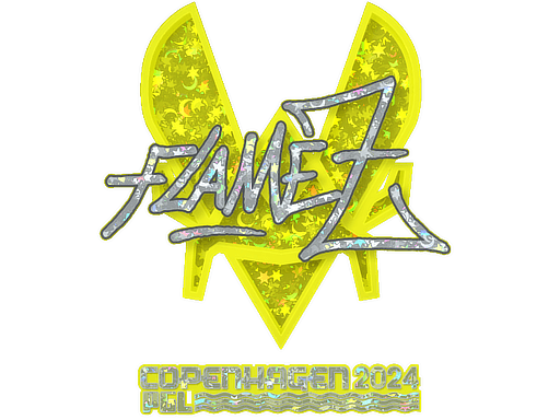 Sticker | FlameZ (Glitter) | Copenhagen 2024 (Sticker | FlameZ (Glitter) | Copenhagen 2024)