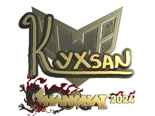 Sticker | kyxsan (Gold) | Shanghai 2024 (Sticker | kyxsan (Gold) | Shanghai 2024)