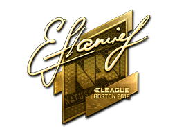 Sticker | flamie (Gold) | Boston 2018 (Sticker | flamie (Gold) | Boston 2018)