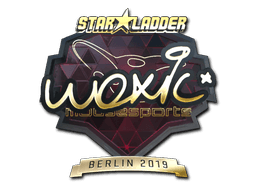 Sticker | woxic (Gold) | Berlin 2019 (Sticker | woxic (Gold) | Berlin 2019)