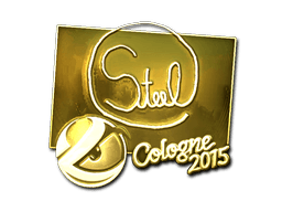 Sticker | steel (Gold) | Cologne 2015 (Sticker | steel (Gold) | Cologne 2015)