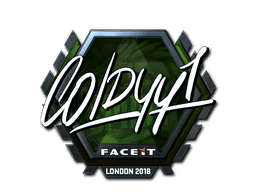 Sticker | COLDYY1 (Foil) | London 2018 (Sticker | COLDYY1 (Foil) | London 2018)