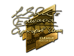 Sticker | Edward (Gold) | Boston 2018 (Sticker | Edward (Gold) | Boston 2018)