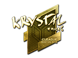 Sticker | kRYSTAL (Gold) | Boston 2018 (Sticker | kRYSTAL (Gold) | Boston 2018)