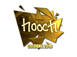 Sticker | hooch (Gold) | Cologne 2016 (Sticker | hooch (Gold) | Cologne 2016)