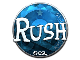 Sticker | RUSH (Foil) | Katowice 2019 (Sticker | RUSH (Foil) | Katowice 2019)