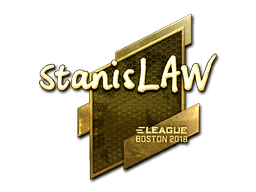 Sticker | stanislaw (Gold) | Boston 2018 (Sticker | stanislaw (Gold) | Boston 2018)