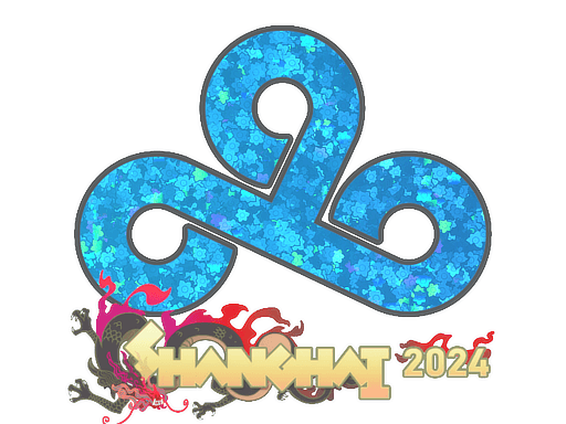 Sticker | Cloud9 (Glitter) | Shanghai 2024 (Sticker | Cloud9 (Glitter) | Shanghai 2024)