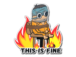 Sticker | This Is Fine (H) (Sticker | This Is Fine (H))