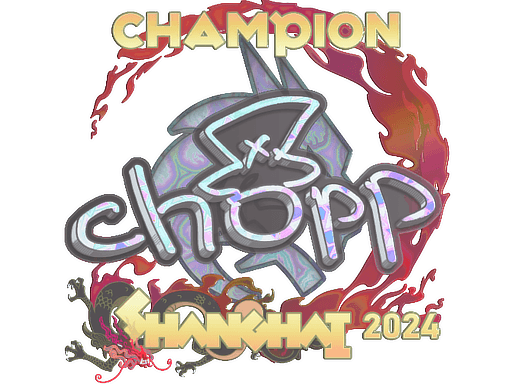 Sticker | chopper (Holo, Champion) | Shanghai 2024 (Sticker | chopper (Holo, Champion) | Shanghai 2024)