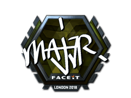 Sticker | MAJ3R (Foil) | London 2018 (Sticker | MAJ3R (Foil) | London 2018)