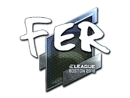 Sticker | fer (Foil) | Boston 2018 (Sticker | fer (Foil) | Boston 2018)