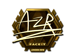 Sticker | AZR (Gold) | London 2018 (Sticker | AZR (Gold) | London 2018)
