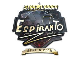 Sticker | EspiranTo (Gold) | Berlin 2019 (Sticker | EspiranTo (Gold) | Berlin 2019)