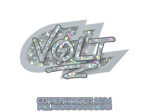 Sticker | volt (Glitter) | Copenhagen 2024 (Sticker | volt (Glitter) | Copenhagen 2024)