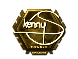 Sticker | kennyS (Gold) | London 2018 (Sticker | kennyS (Gold) | London 2018)