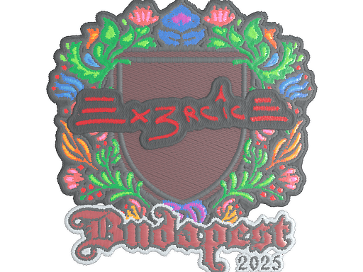 Sticker | Ex3rcice (Embroidered) | Budapest 2025 (Sticker | Ex3rcice (Embroidered) | Budapest 2025)