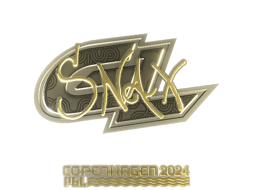 Sticker | Snax (Gold) | Copenhagen 2024 (Sticker | Snax (Gold) | Copenhagen 2024)