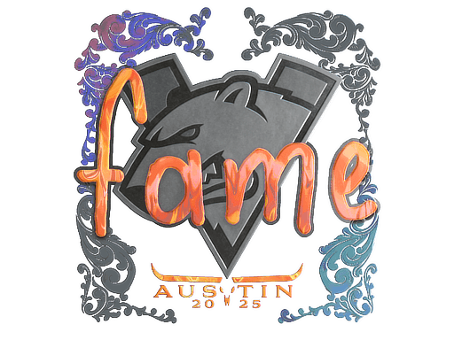 Sticker | fame (Holo) | Austin 2025 (Sticker | fame (Holo) | Austin 2025)