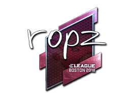 Sticker | ropz (Foil) | Boston 2018 (Sticker | ropz (Foil) | Boston 2018)