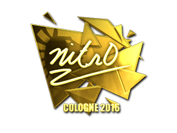Sticker | nitr0 (Gold) | Cologne 2016 (Sticker | nitr0 (Gold) | Cologne 2016)